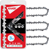KAKEI 20 inch chain in a three-pack with 38 pitch for fast, clean cuts