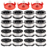 KAKO AF100 spool close-up showing durable nylon line for Black Decker