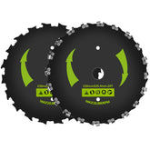 KAKO brush cutter blade 9-inch with 20 teeth ready for heavy brush cutting.