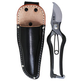 KAKURI 8-inch pruning shears blade close-up showing sharp Japanese carbon steel edge for clean cuts