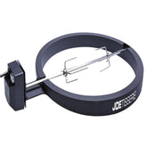 Kamado Joe Joetisserie with an 18-inch spit rod for even cooking.