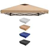 KAMPKEEPER replacement top canopy 8x8 khaki fits standard frames for easy shade.