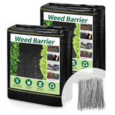 KANAGAWA heavy-duty weed barrier fabric close-up showing rugged texture and weed suppression