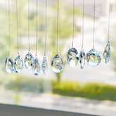 KANPURA longan drop sun catcher with rainbow light reflections