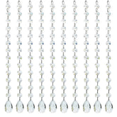 KANPURA teardrop crystal 38mm pendant creates brilliant rainbow reflections for chandeliers.