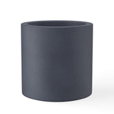 Kante round concrete planter surface detail adds modern texture to interiors.