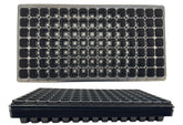 Kapok Candle Co 105-cell seedling tray with matte black finish supports neat germination and visibility