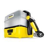 Kärcher OC 3 Plus front view showing compact, portable outdoor cleaner.