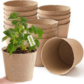 Karenhi 6-inch peat pots pack for easy seed starting at home.
