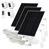 KAROTTO solar panel charger mounted on Ring Stick Up Cam for continuous power