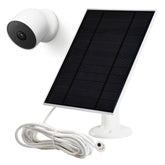 Karotto solar panel setup with Nest Cam ensuring daytime power for surveillance.