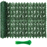 KASZOO artificial ivy privacy screen 120x40 with dense backing for outdoor privacy.