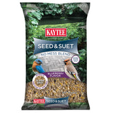 Kaytee Seed & Suet No Mess Blueberry pour: clean, easy-to-use feeding.