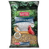 Kaytee Seed & Suet No Mess Peanut bag shown for backyard birds
