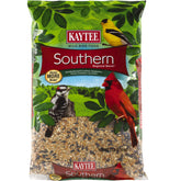 Kaytee Southern Regional Blend bag front; regional seed mix to attract local songbirds.