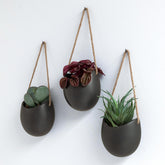 Kazai Ellie wall planter close-up highlighting ceramic texture for chic indoor decor