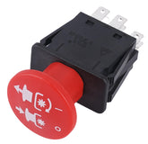 KBZ 8-terminal PTO switch front view for reliable mower clutch control