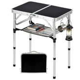 Kcmploro folding picnic table with adjustable heights for versatile outdoor use.