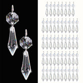 Kehail clear teardrop prism 2.4in enhances window sparkle and reflections