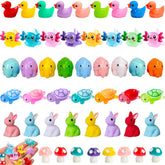 Kelfendeko mini resin ducks for fairy gardens and playful display.