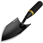 Kemaier heavy-duty gardening hand trowel in carbon steel for tough soil.