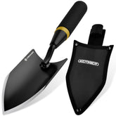 Kemaier heavy-duty gardening hand trowel with sheath for safe storage and precise soil work.