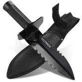 Kemaier metal detector shovel with serrated edge for precise digging during treasure hunts.