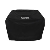 Kenmore 56-inch grill cover front view protects your grill from rain and sun.