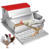 Kerty 25lbs automatic chicken feeder with large capacity for extended feeding outdoors