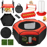 Kerty pop-up chick playpen shown as a portable safe space for chicks
