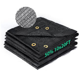 Kesfitt 50-percent shade cloth 10x20ft blocks intense sun for garden spaces