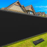 Kesfitt 6x50ft chain-link fence cover with brass grommets for rugged outdoor privacy.