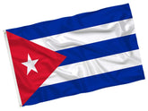 Kesysova Cuba flag 3x5 outdoor flag fluttering in breeze for yard decor.