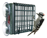 Kettle Moraine window-mount suet feeder offers easy woodpecker viewing from indoors
