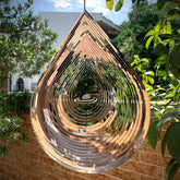 Kexsscai wind spinner showing 3D water droplets for sparkling garden decor