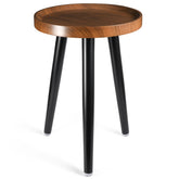 KGPLOME indoor plant stand with walnut raised tray, keeps pots steady and drip-free.