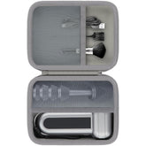 Khanka hard-shell exterior case protects Wolfbox MF100 during transport with rigid shell.
