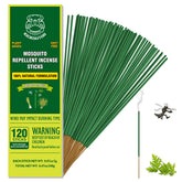 KICKOUTOR mosquito sticks packaging highlights plant-based, DEET-free protection for outdoor use.
