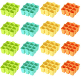 Kiicii seed starter tray in Ice Cyan with individual cells for seed germination.