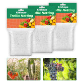 Kikhope trellis netting 5x30ft white roll supports heavy vines