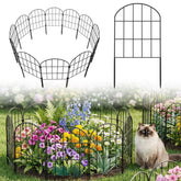Kimazo decorative fence panel assembly shows quick, tool-free border setup.