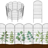 Kimazo fence panel arch design adds decorative height for yard privacy.