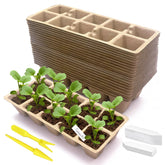 Kimdozee 240-cell seed starter tray top view, ideal for efficient seed germination.