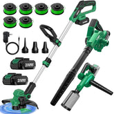 KIMO 20V weed wacker trims neat edges for a clean lawn