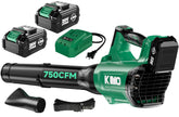 KIMO cordless leaf blower front view for powerful outdoor cleaning