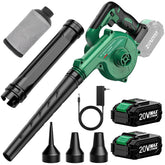 KIMO cordless leaf blower vacuum combo ready for all-in-one yard cleanup use