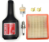 Kindza tune-up kit motor oil bottle 355ml for smoother engine performance.
