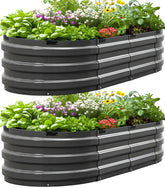 KING BIRD raised garden bed assembly with interlocking panels for quick setup.
