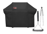 Kingkong 7108 grill cover for Weber Summit 400-Series guards against weather damage.