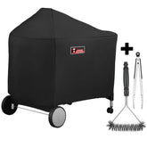 Kingkong 7152 grill cover for Weber Performer 22-inch, weatherproof protection.
